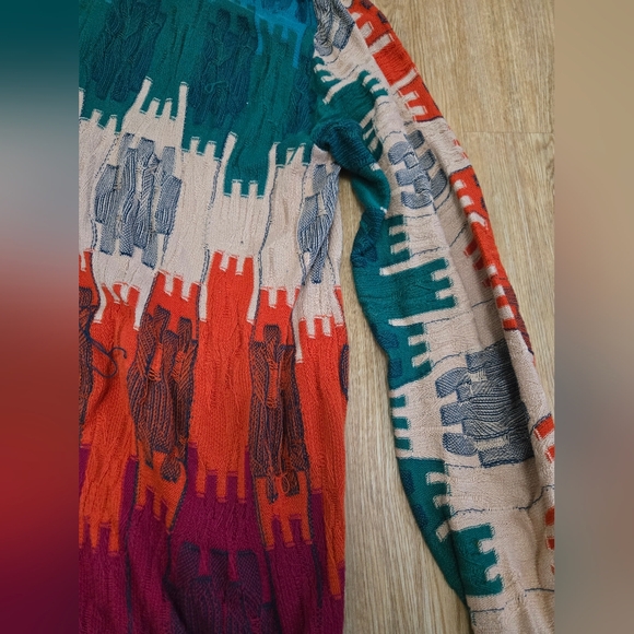 COOGI Multicolor V-Neck Sweater - Picture 2 of 5